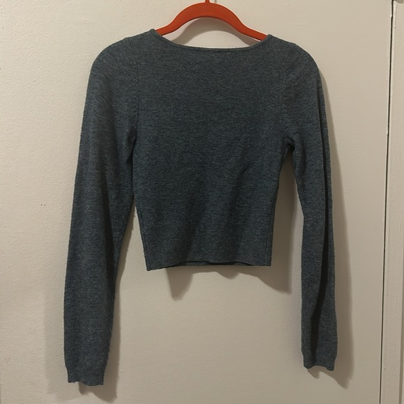 Aritzia Wilfred sweater crop top - Picture 3 of 5